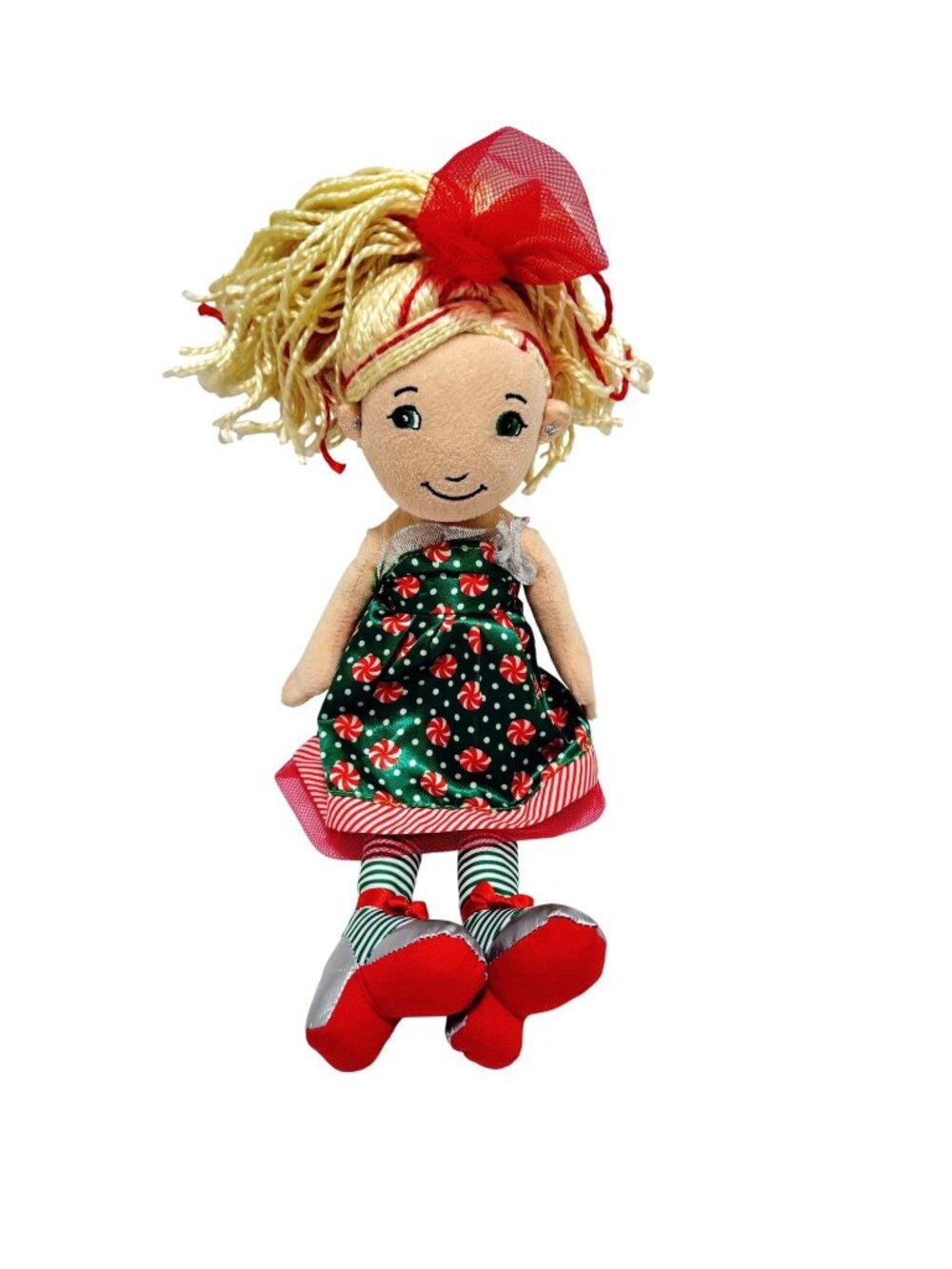 Manhattan Toy Co. Groovy Girls Noelle Holiday Doll Peppermint Dress